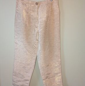 Shimmery Cream Pants